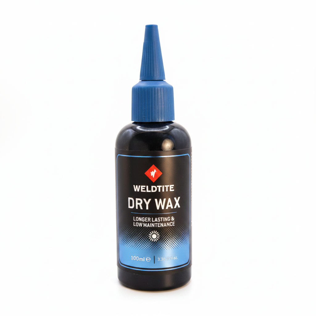 Weldtite TF2 Ultra Dry Chain Wax 100ml bottle on white background