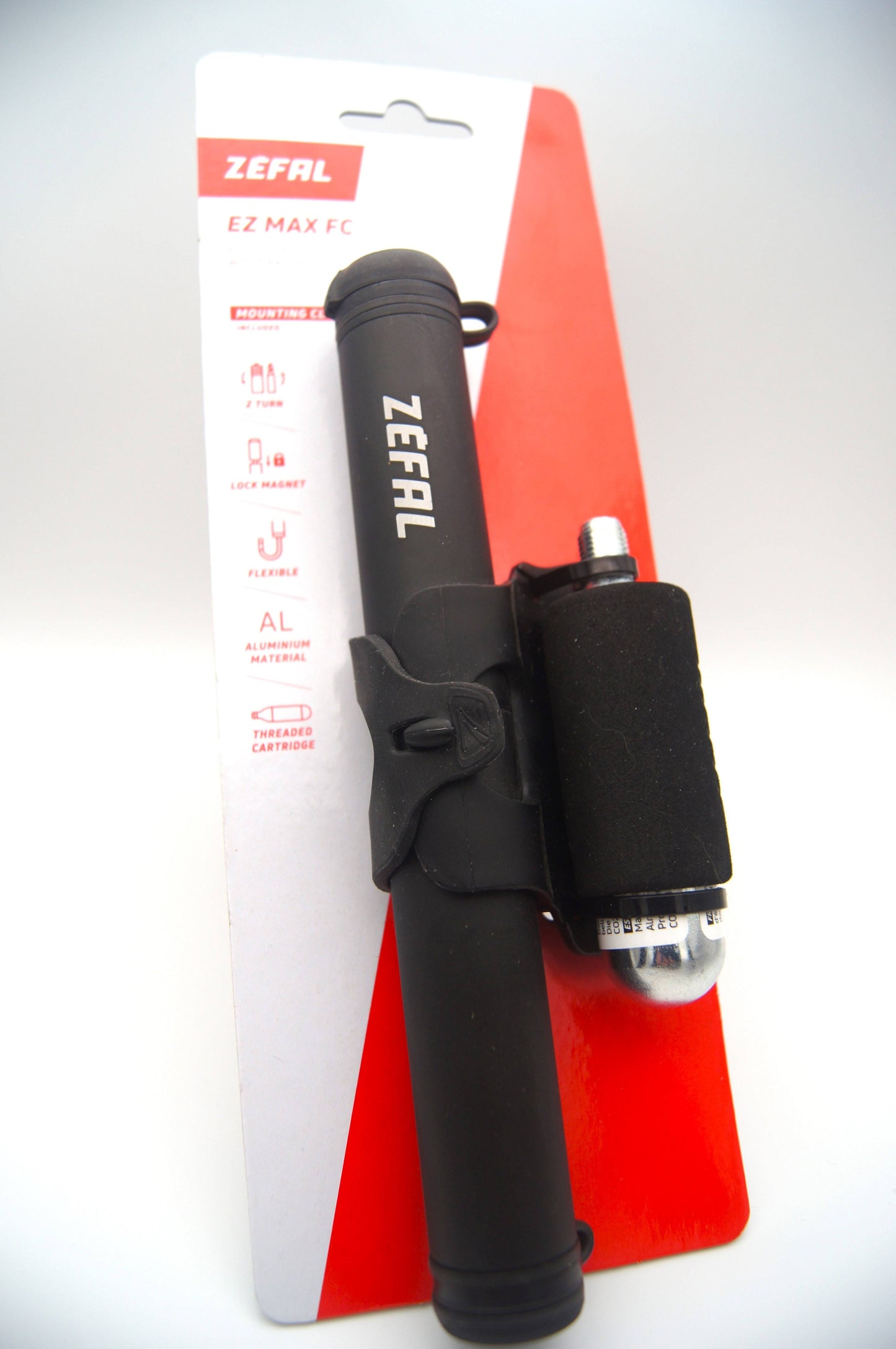Zefal EZ Max FC 2-in-1 CO2 Bike Pump | Fast Emergency Tyre Inflation for Road & MTB