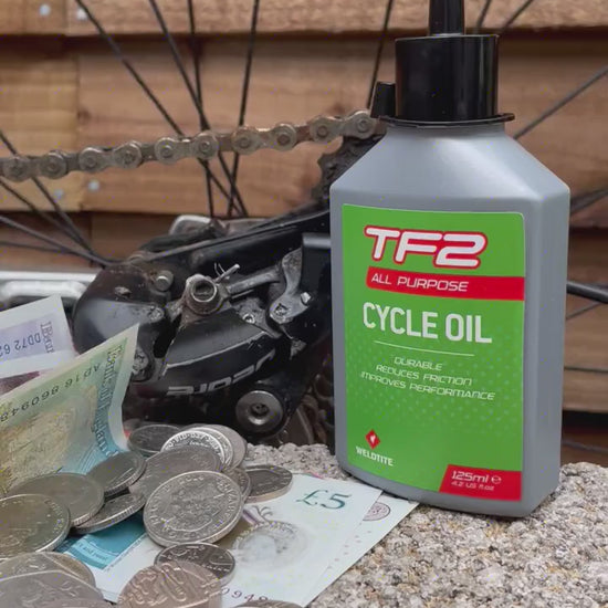 Weldtite TF2 all  purpose  bicycle  chain oil - 125ml